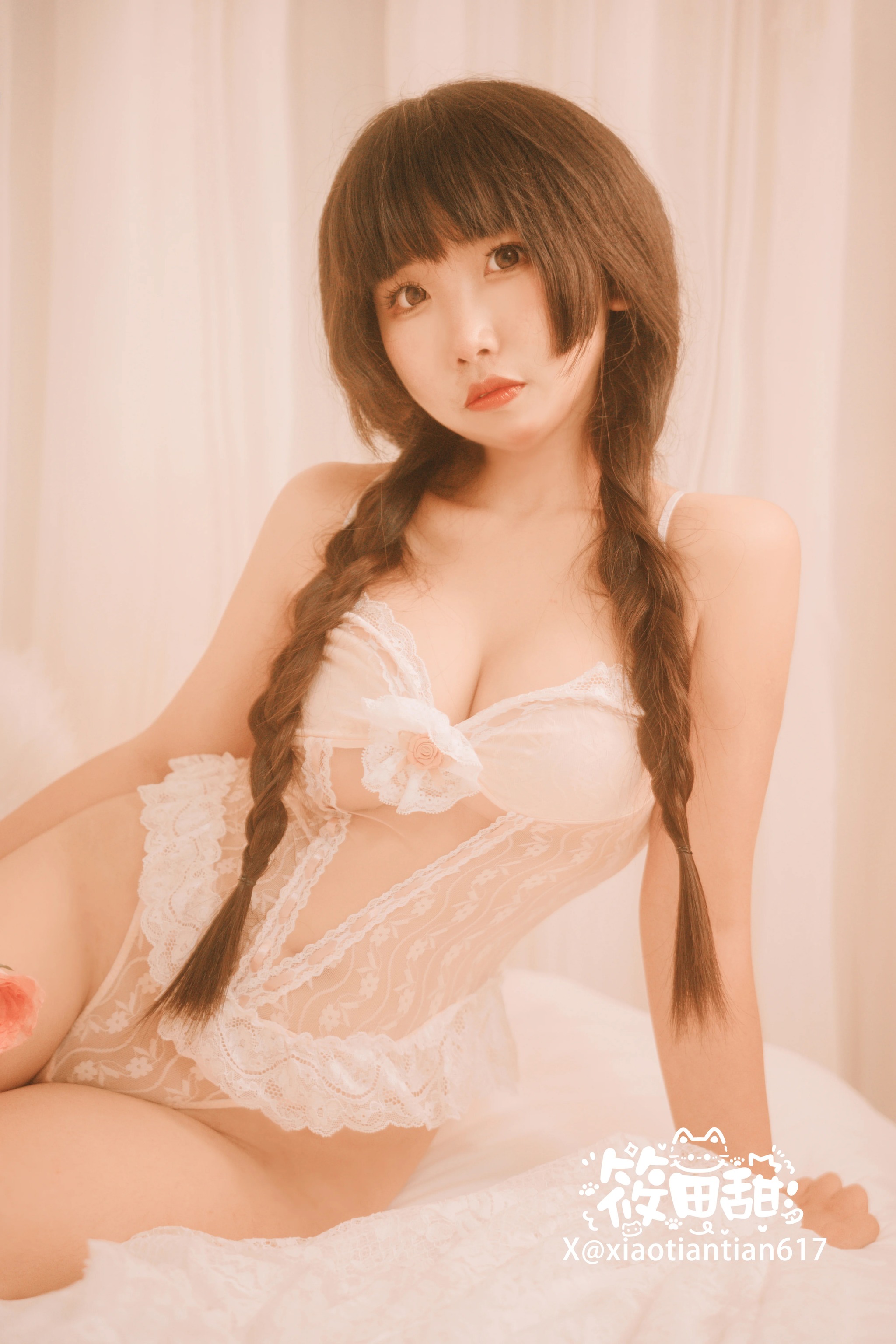 香草奶喵 - NO.017 (筱田甜) 法式少女[52P]-XikXak